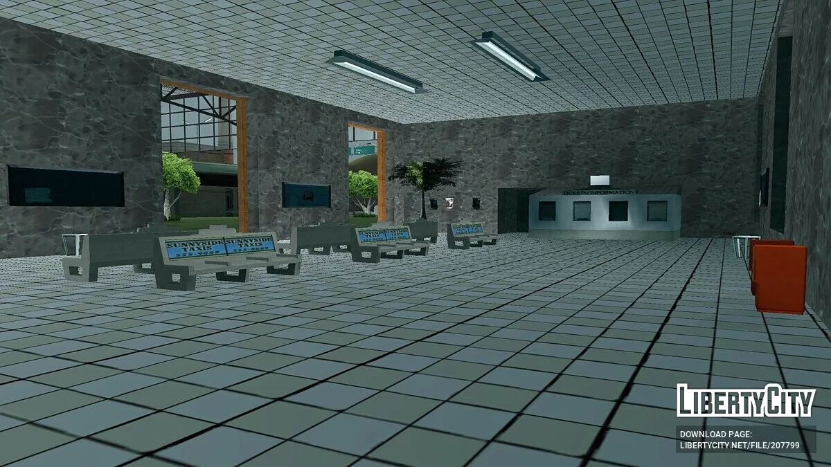 Новый вокзал в San Fierro / GTA San Andreas