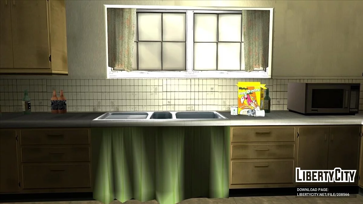 Upscaled Interiors - Улучшенные текстуры в интерьерах / GTA San Andreas