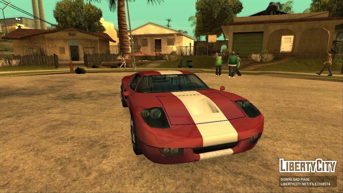 Отражения машин из VCS и LCS / GTA San Andreas