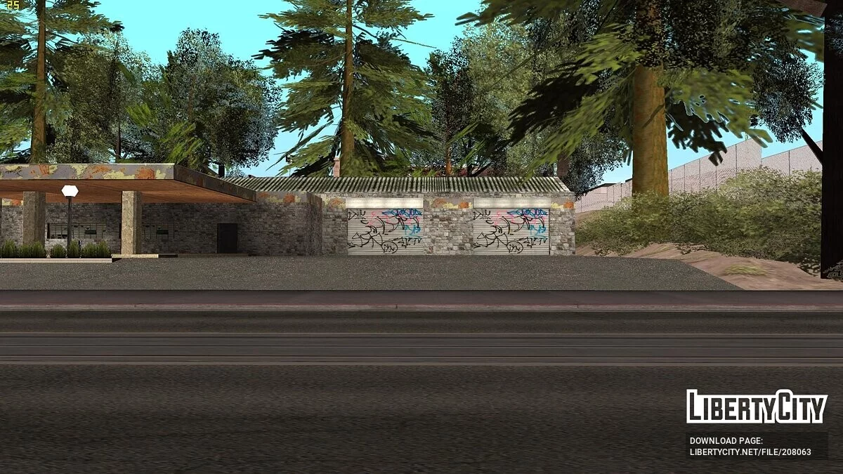 Заброшенный гараж в Доэрти / GTA San Andreas