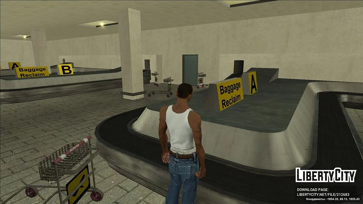 HD текстуры аэропорта / GTA San Andreas