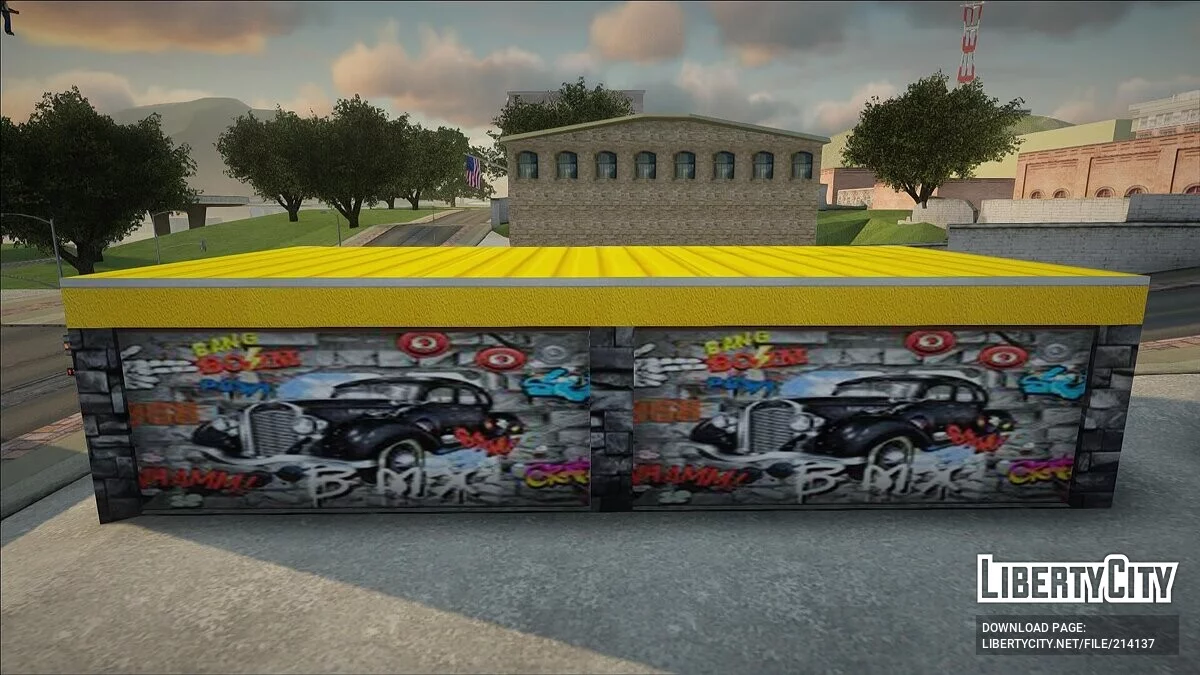 Новые текстуры заброшенного гаража в Сан-Фиерро / GTA San Andreas