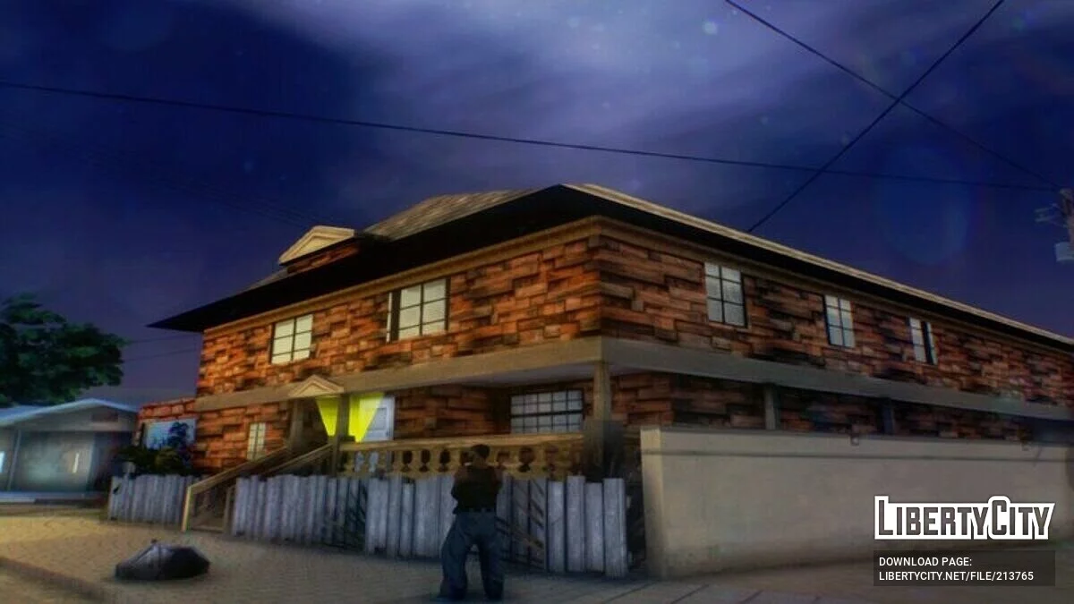 Новый дом Карла на Grove Street / GTA San Andreas