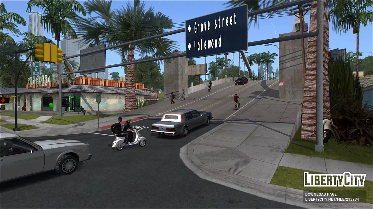 Дороги Лос-Сантоса v1.5 - ПЕРЕЗАГРУЖЕНО / GTA San Andreas