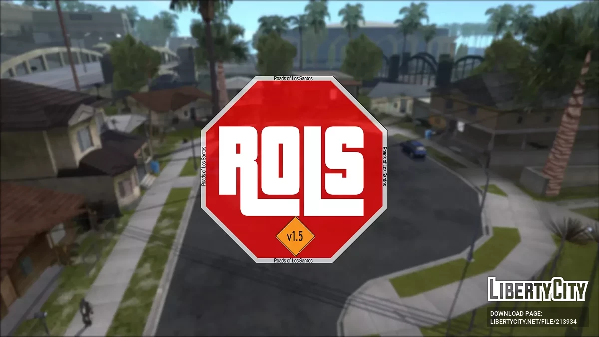 Дороги Лос-Сантоса v1.5 - ПЕРЕЗАГРУЖЕНО / GTA San Andreas