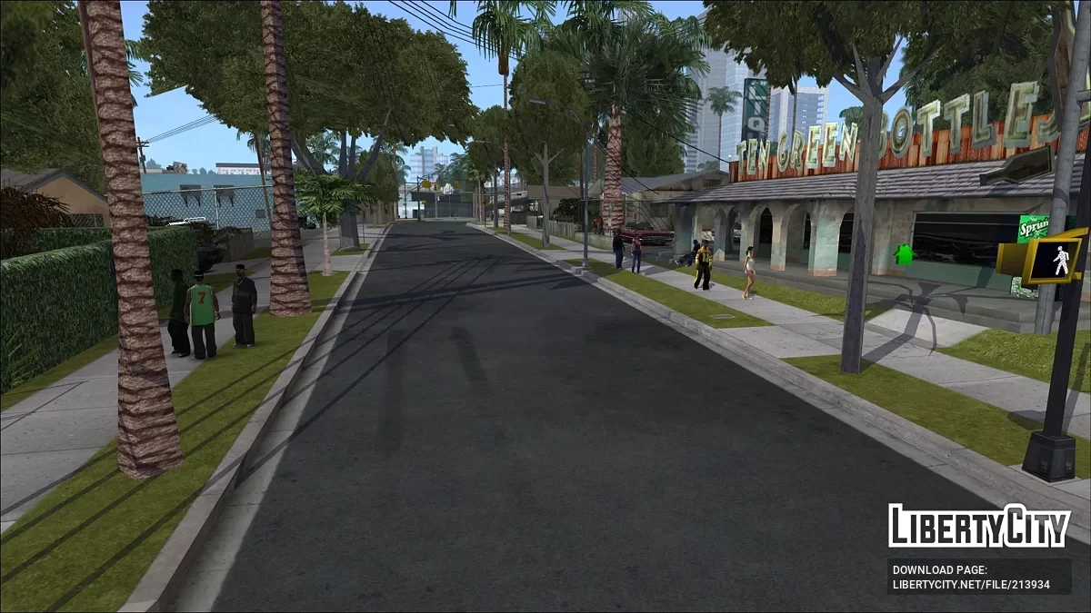 Дороги Лос-Сантоса v1.5 - ПЕРЕЗАГРУЖЕНО / GTA San Andreas