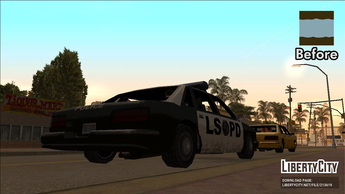 [SA] Нейтральный цвет отражений на автомобилях / GTA San Andreas