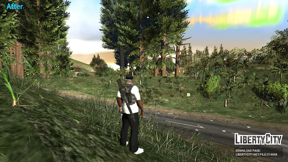 BSOR - Мод на растительность c Динамическим Освещением / GTA San Andreas