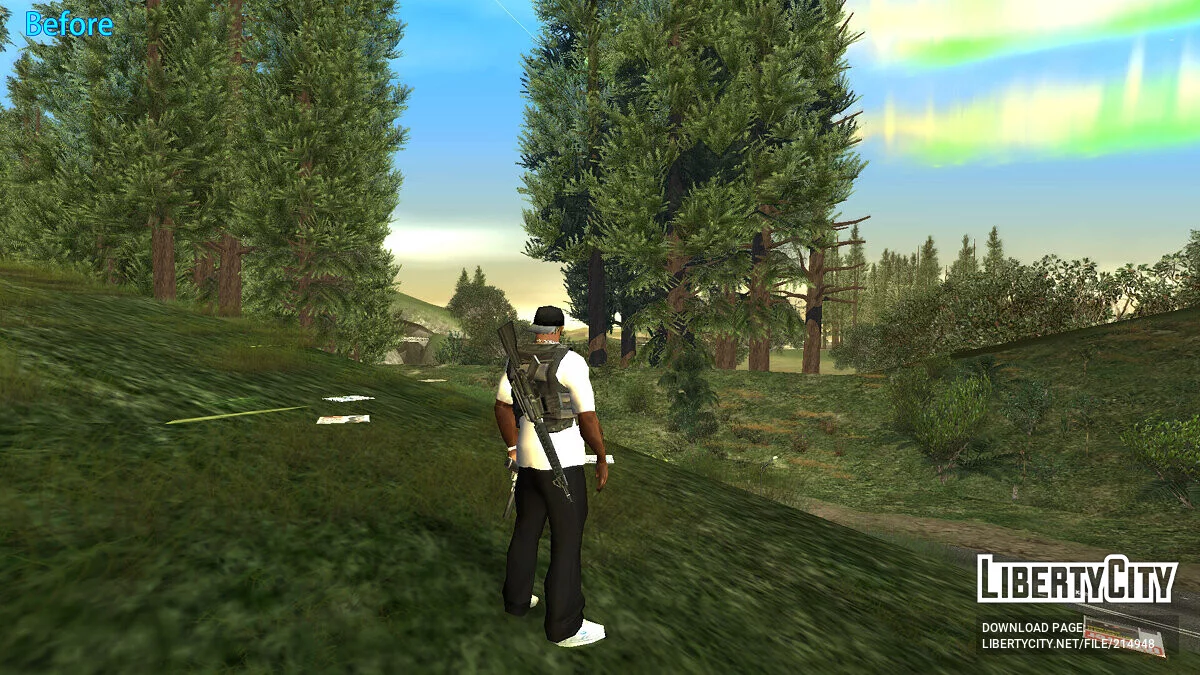 BSOR - Мод на растительность c Динамическим Освещением / GTA San Andreas