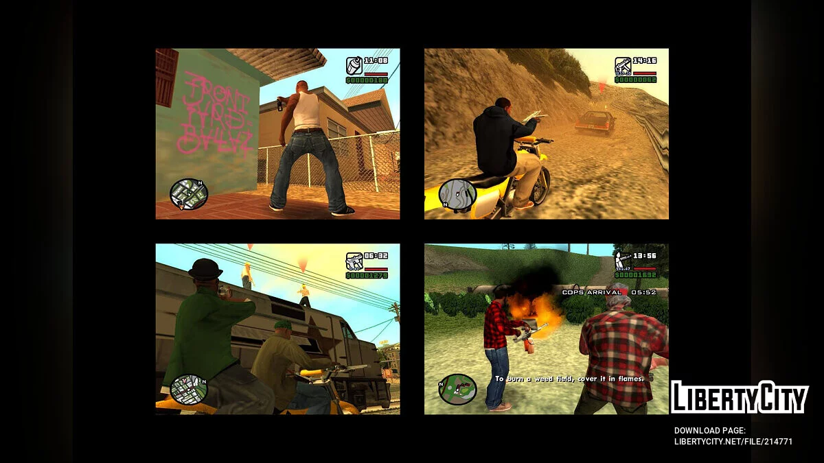 Ремейк бета иконок оружия в HD (100% каноничности) / GTA San Andreas