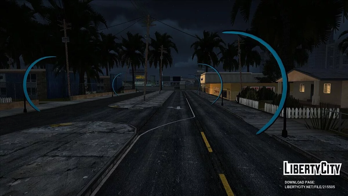 Неоновые арки в Лос-Сантосе и Сан-Фиерро / GTA San Andreas