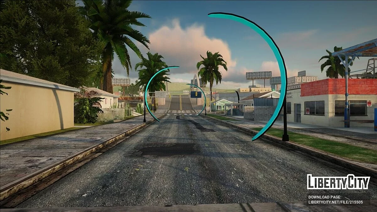 Неоновые арки в Лос-Сантосе и Сан-Фиерро / GTA San Andreas