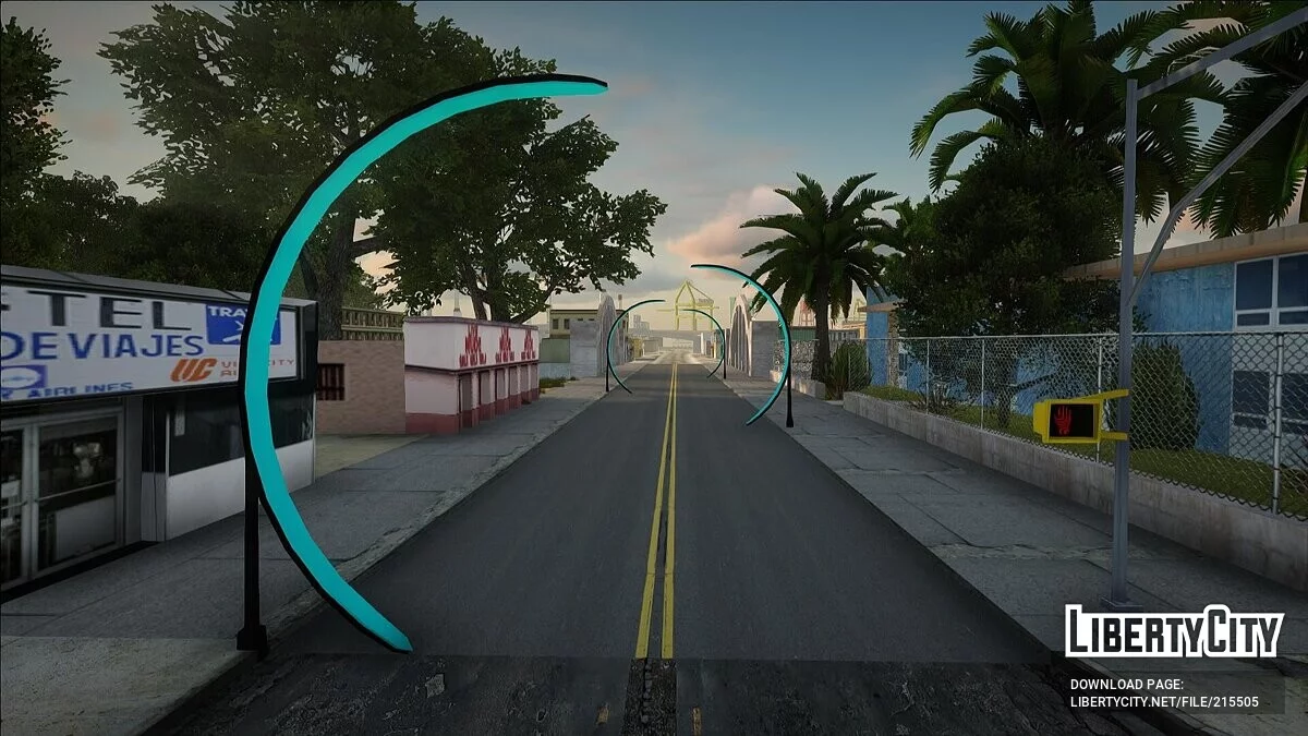 Неоновые арки в Лос-Сантосе и Сан-Фиерро / GTA San Andreas
