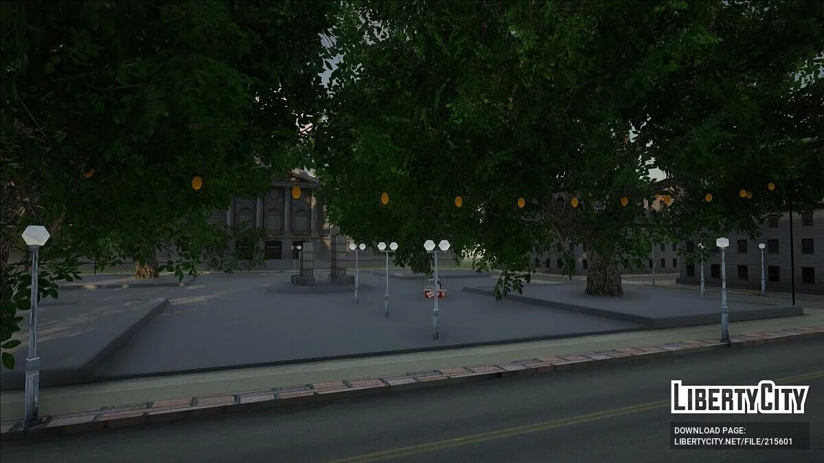 Шарики возле мерии Сан-Фиерро / GTA San Andreas