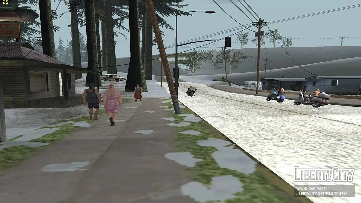 Тундра в сельской местности / GTA San Andreas