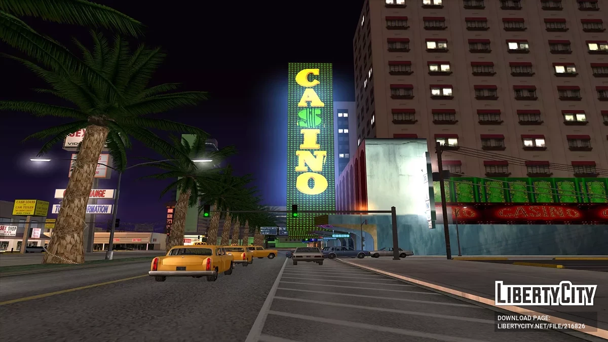 Улучшенные текстуры парков и вывесок / GTA San Andreas