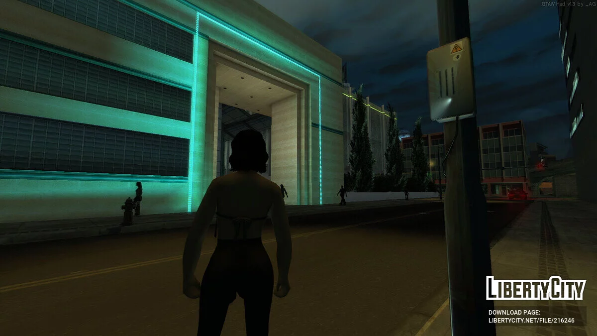 Неоновые здания / GTA San Andreas