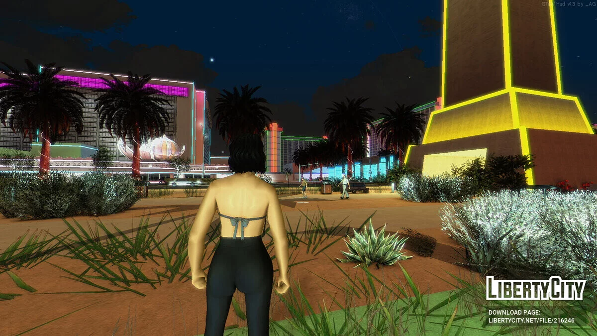 Неоновые здания / GTA San Andreas