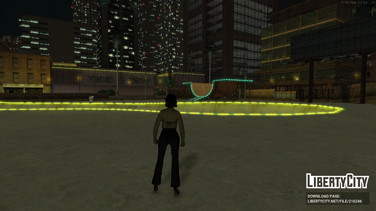 Неоновые здания / GTA San Andreas