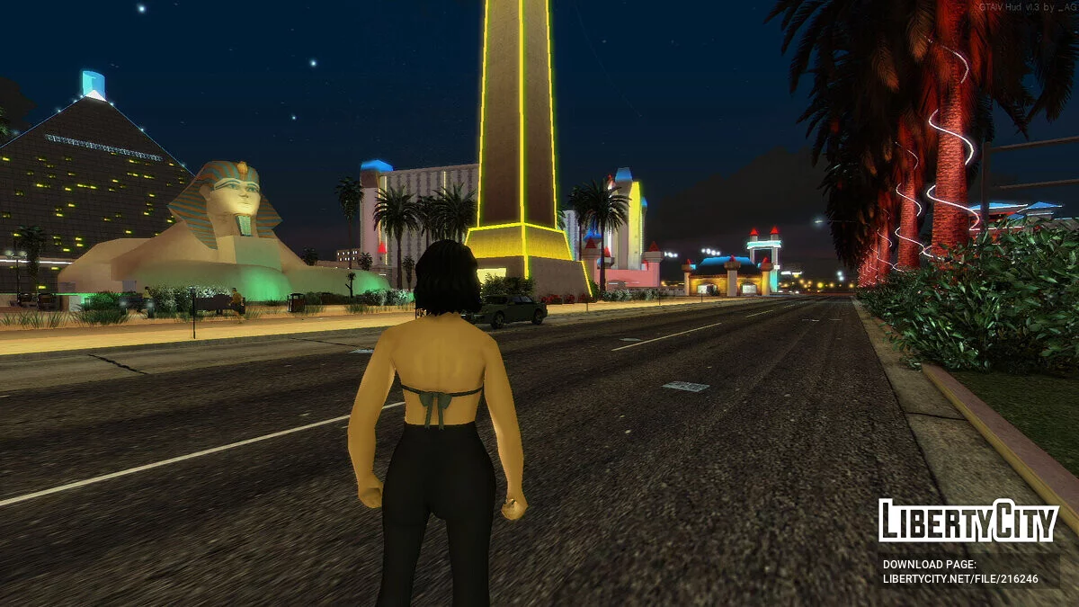 Неоновые здания / GTA San Andreas