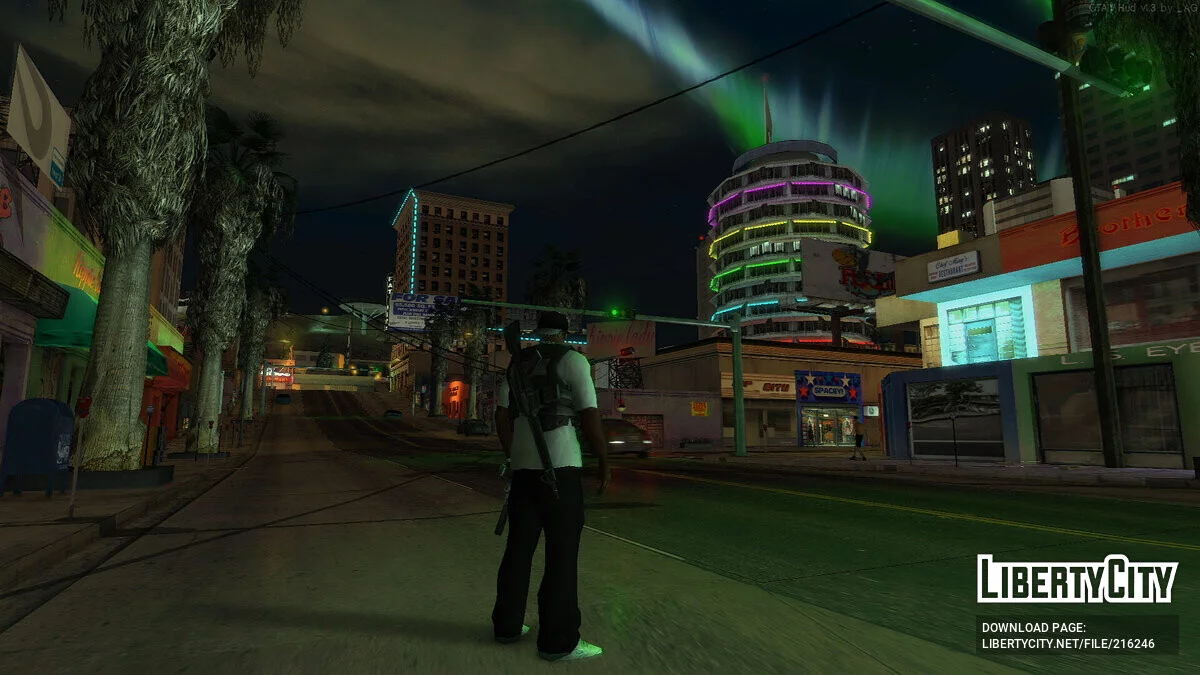 Неоновые здания / GTA San Andreas