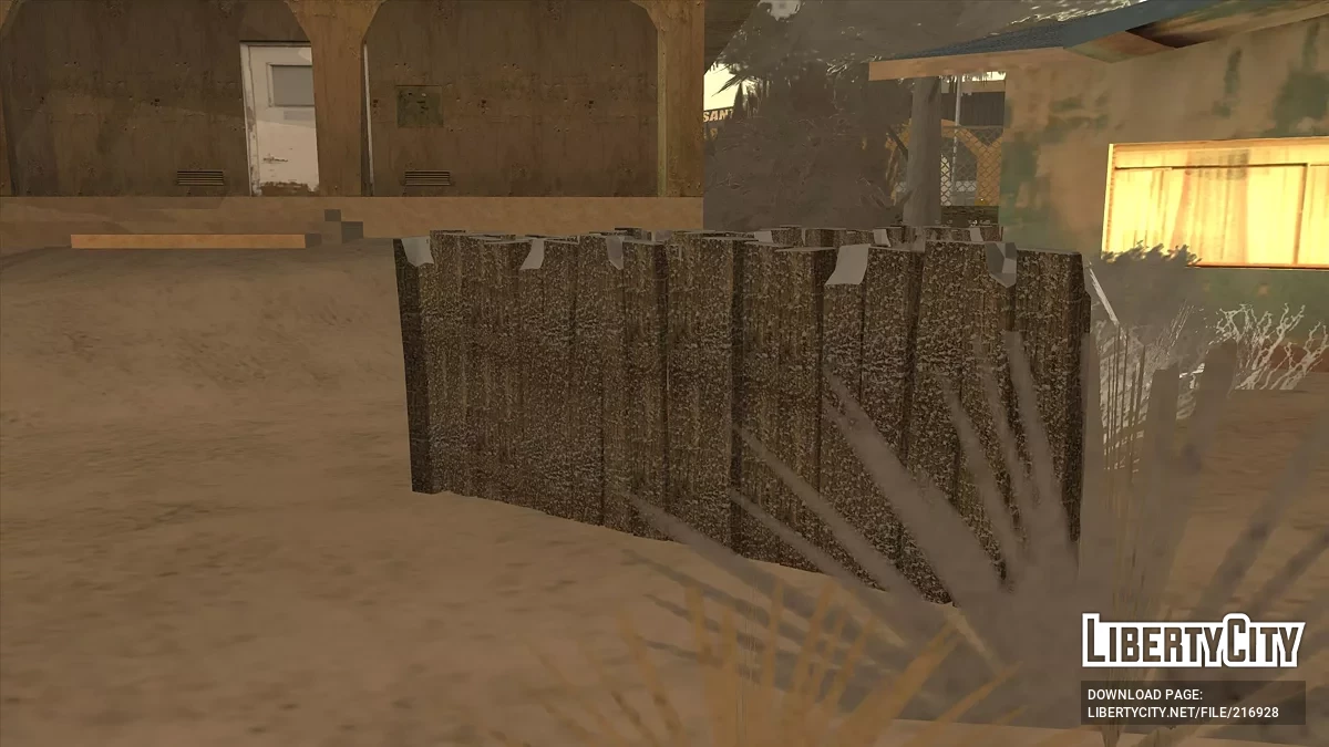 Зимний пак объектов в HD / GTA San Andreas