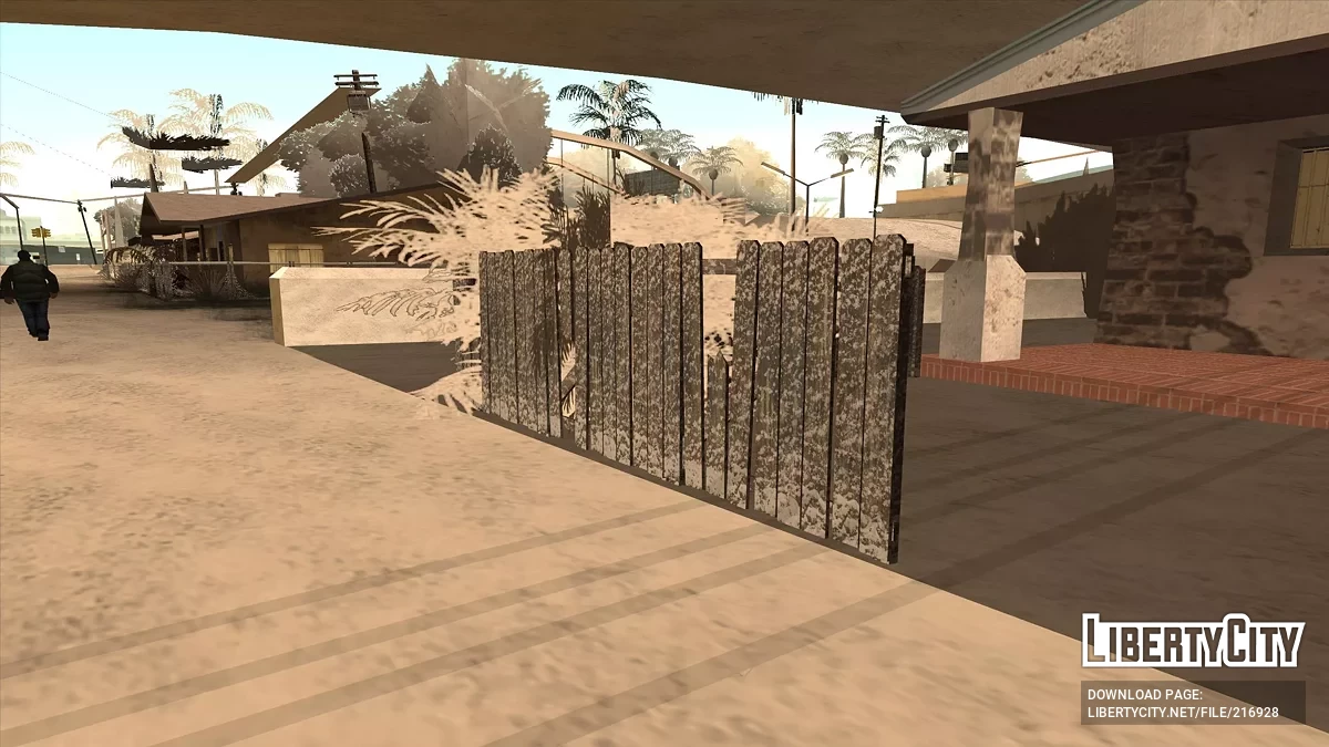 Зимний пак объектов в HD / GTA San Andreas