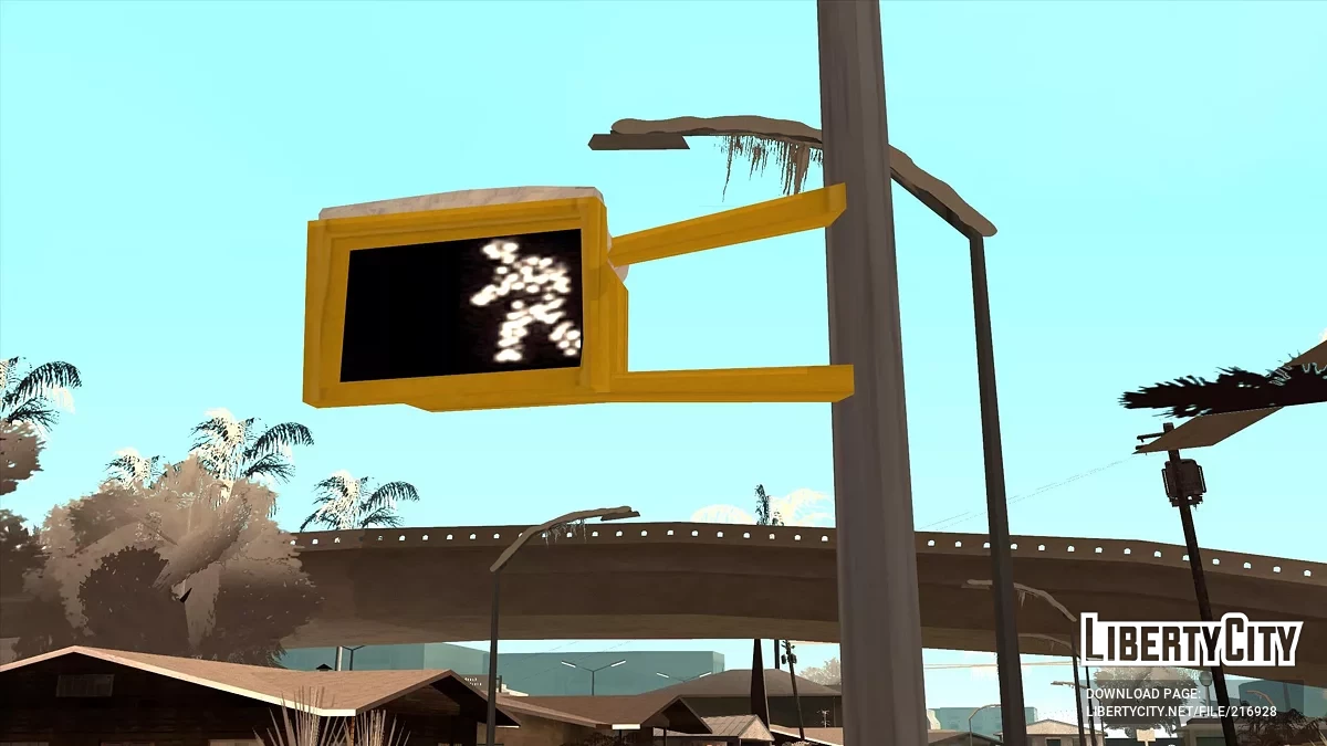 Зимний пак объектов в HD / GTA San Andreas
