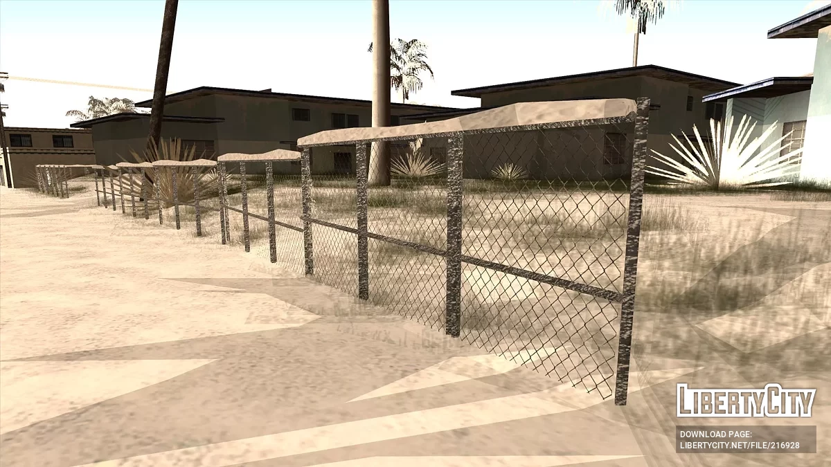 Зимний пак объектов в HD / GTA San Andreas