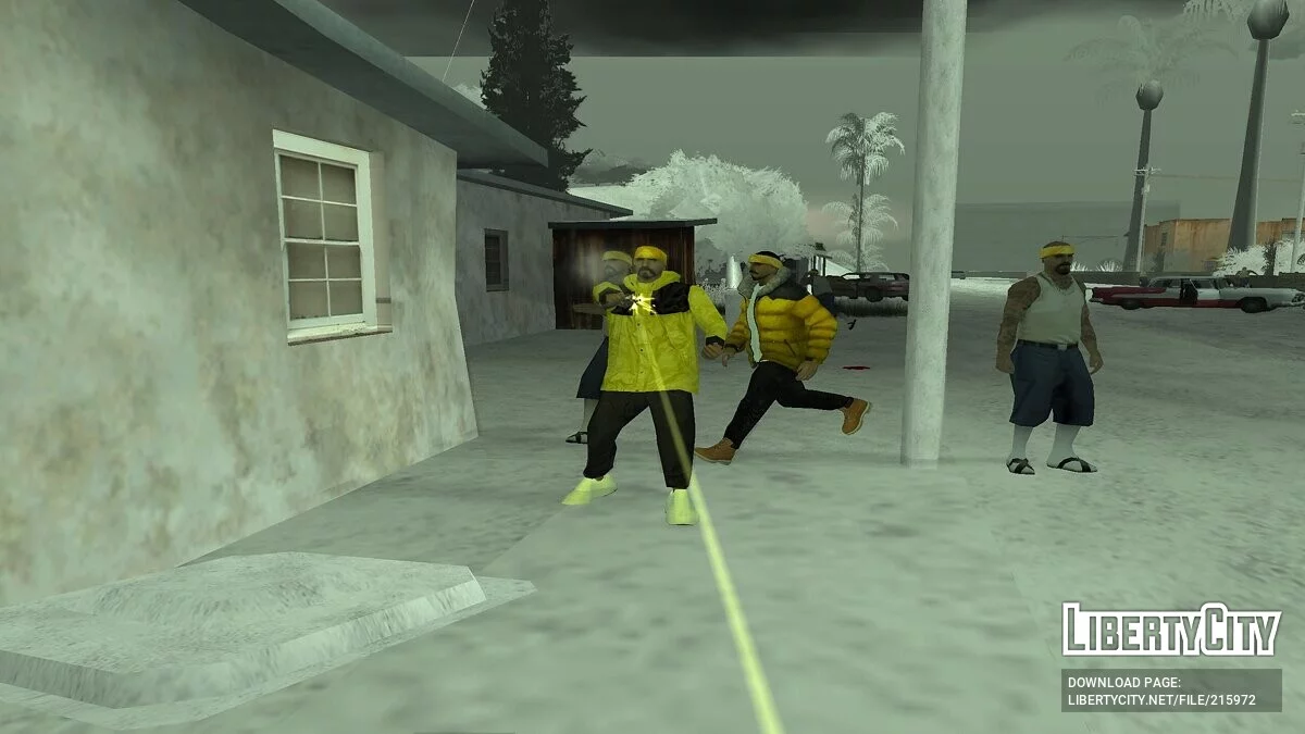 Зимние скины Вагосов / GTA San Andreas