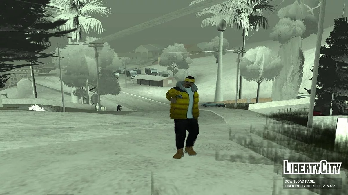 Зимние скины Вагосов / GTA San Andreas