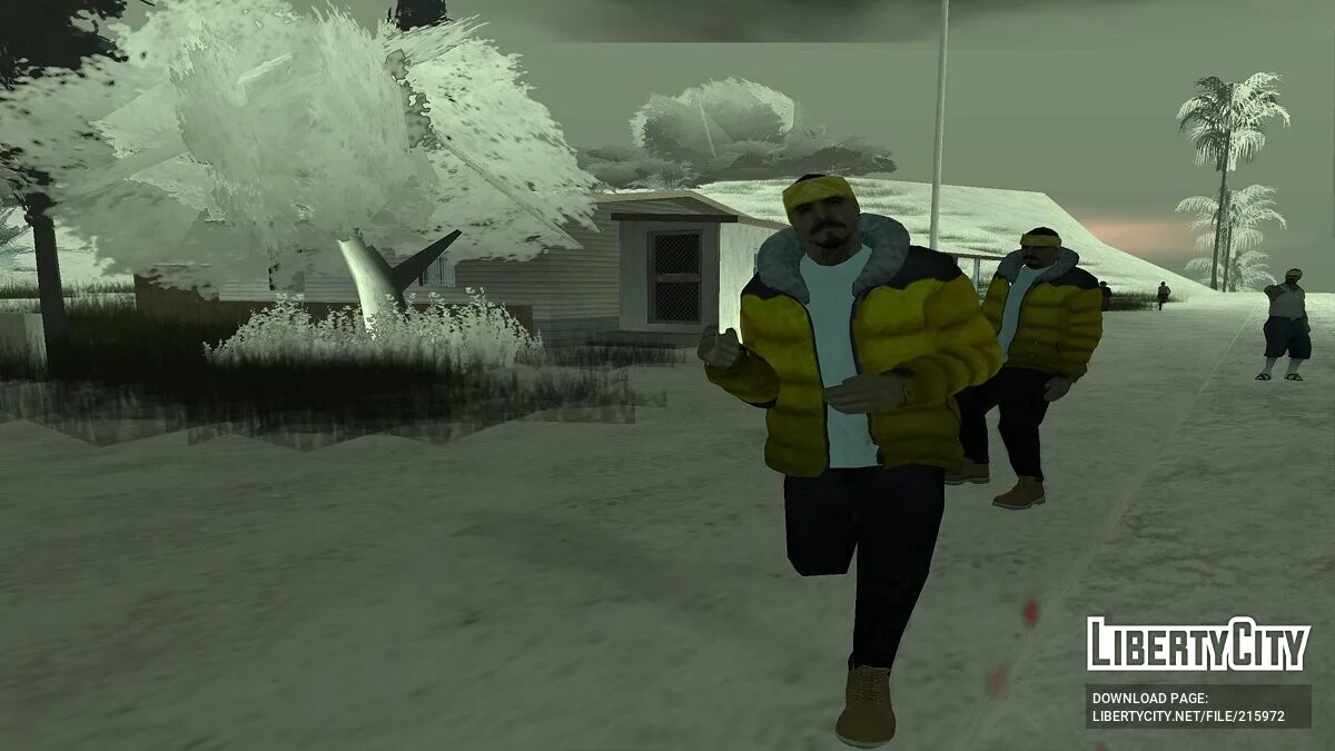 Зимние скины Вагосов / GTA San Andreas