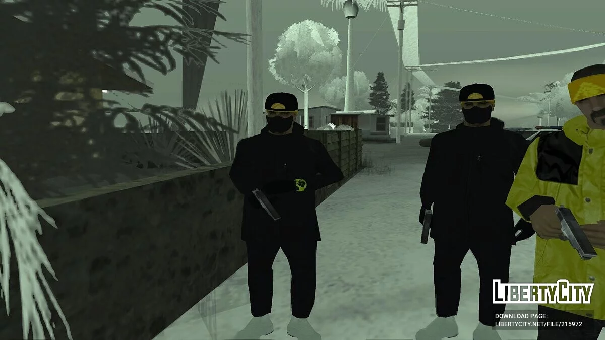 Зимние скины Вагосов / GTA San Andreas