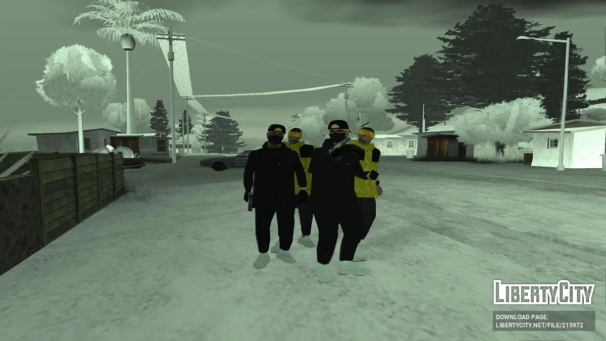 Зимние скины Вагосов / GTA San Andreas