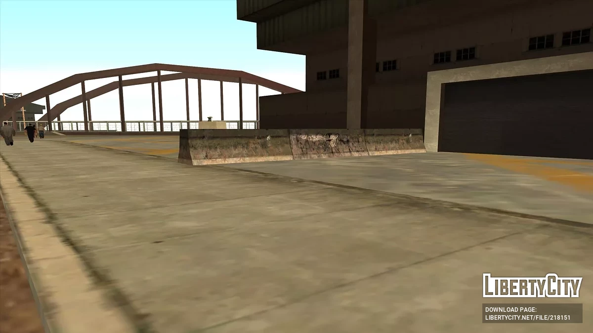 Дорожные блоки в хорошем качестве / GTA San Andreas