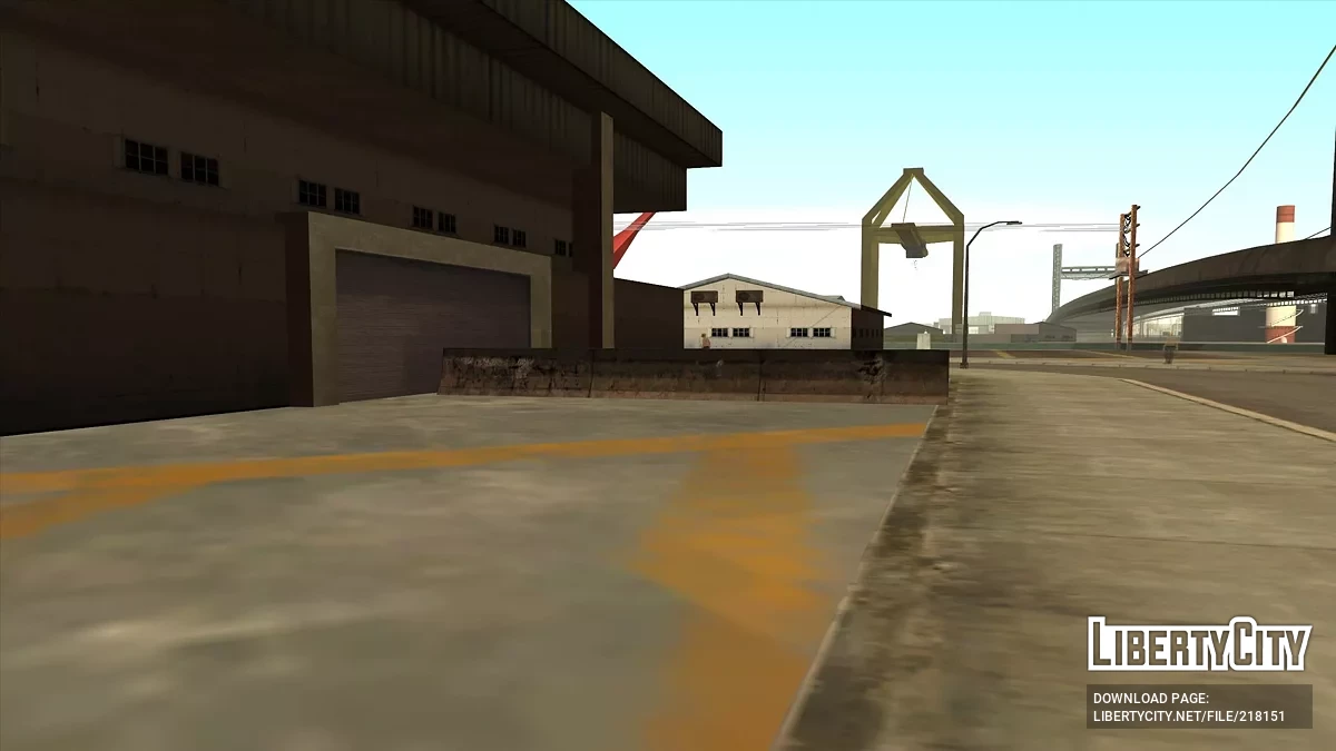 Дорожные блоки в хорошем качестве / GTA San Andreas