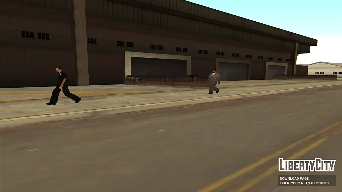 Дорожные блоки в хорошем качестве / GTA San Andreas