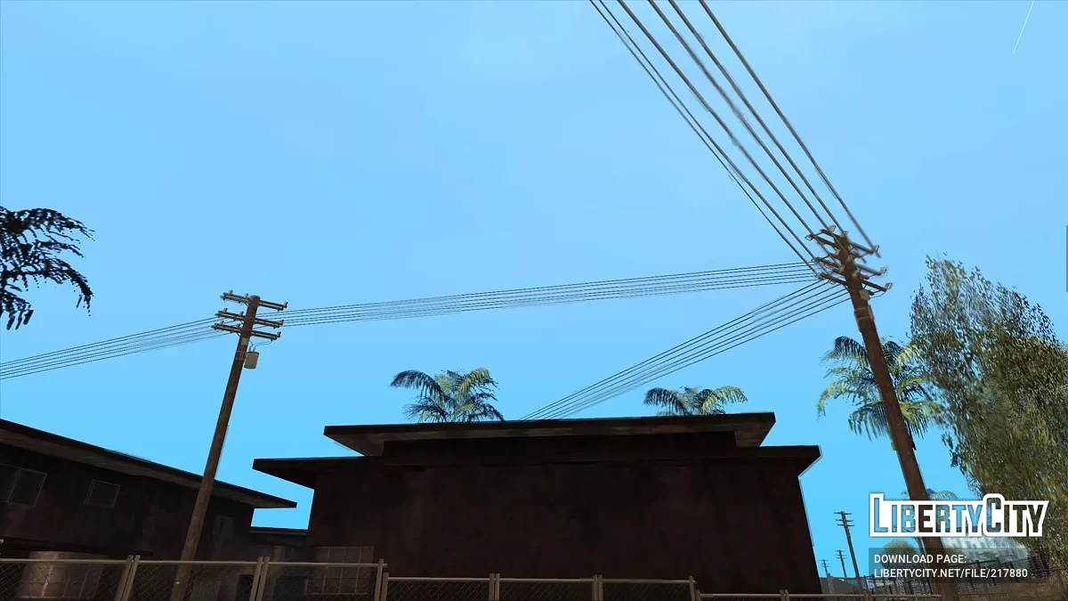 Электрические столбы в HD / GTA San Andreas