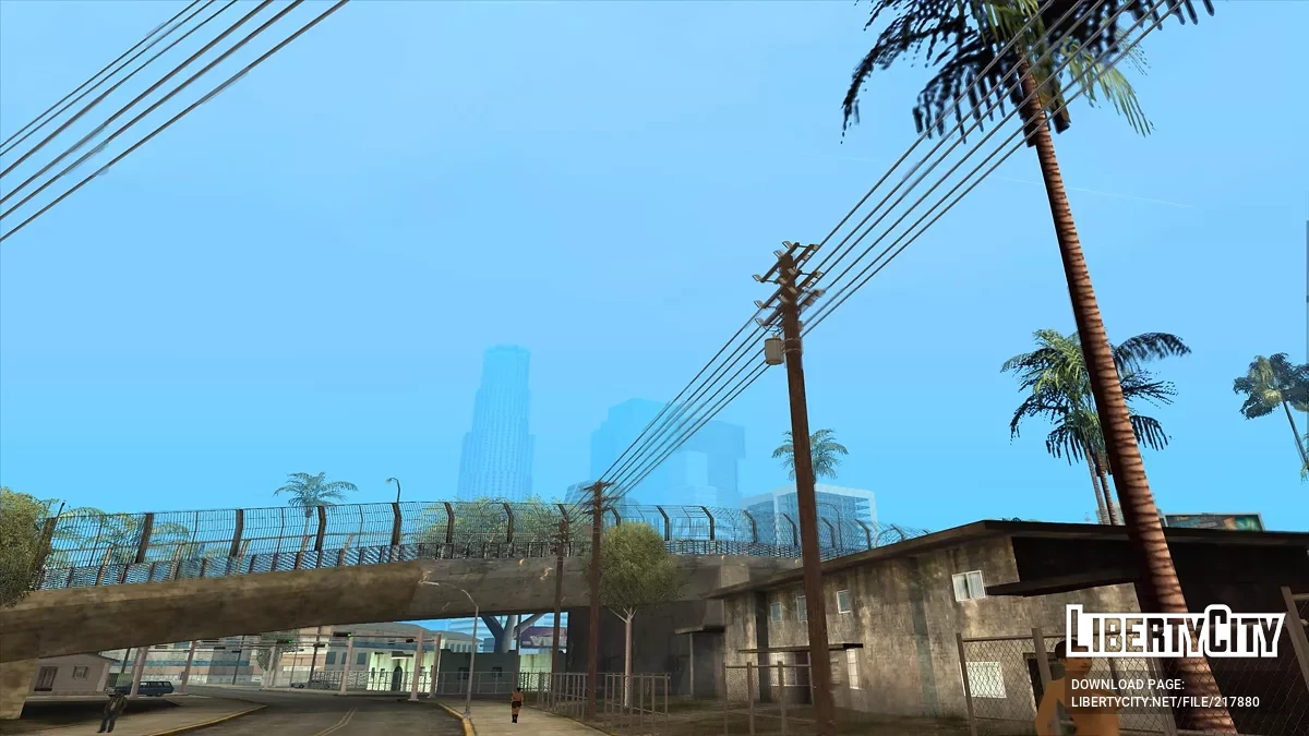 Электрические столбы в HD / GTA San Andreas