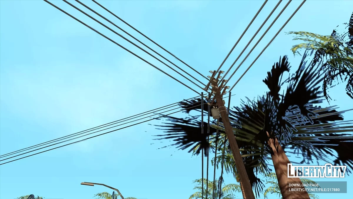 Электрические столбы в HD / GTA San Andreas