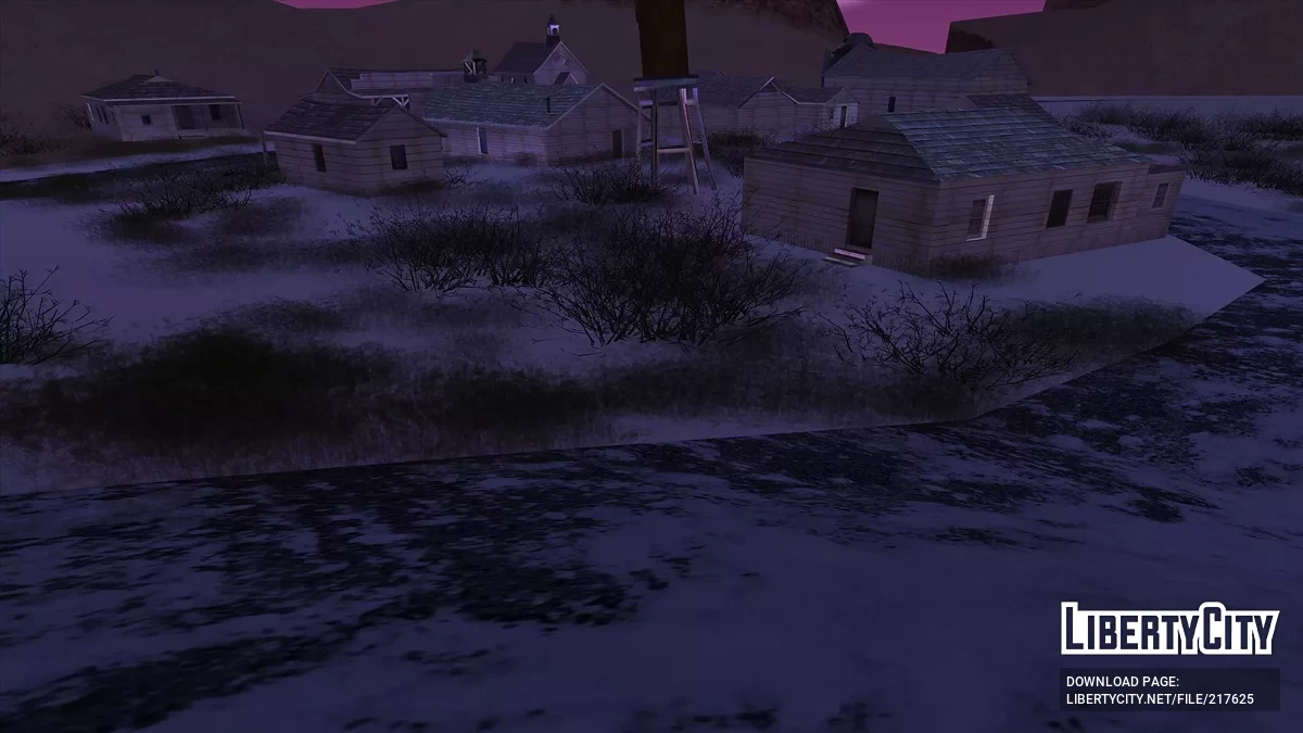 Обновлённые деревянные дома в пустыне / GTA San Andreas