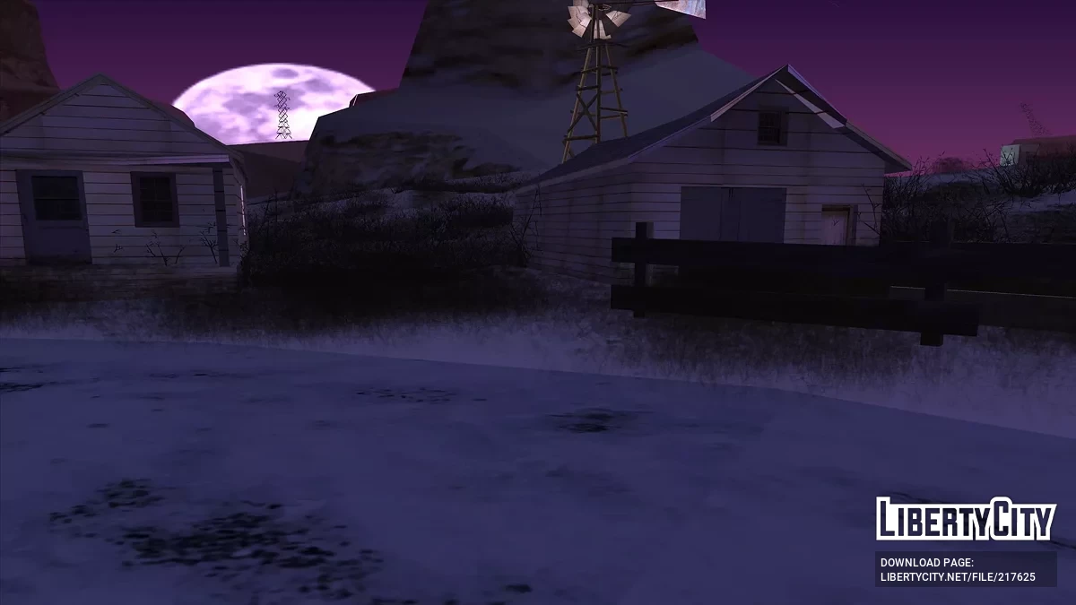 Обновлённые деревянные дома в пустыне / GTA San Andreas