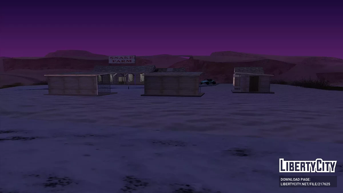 Обновлённые деревянные дома в пустыне / GTA San Andreas