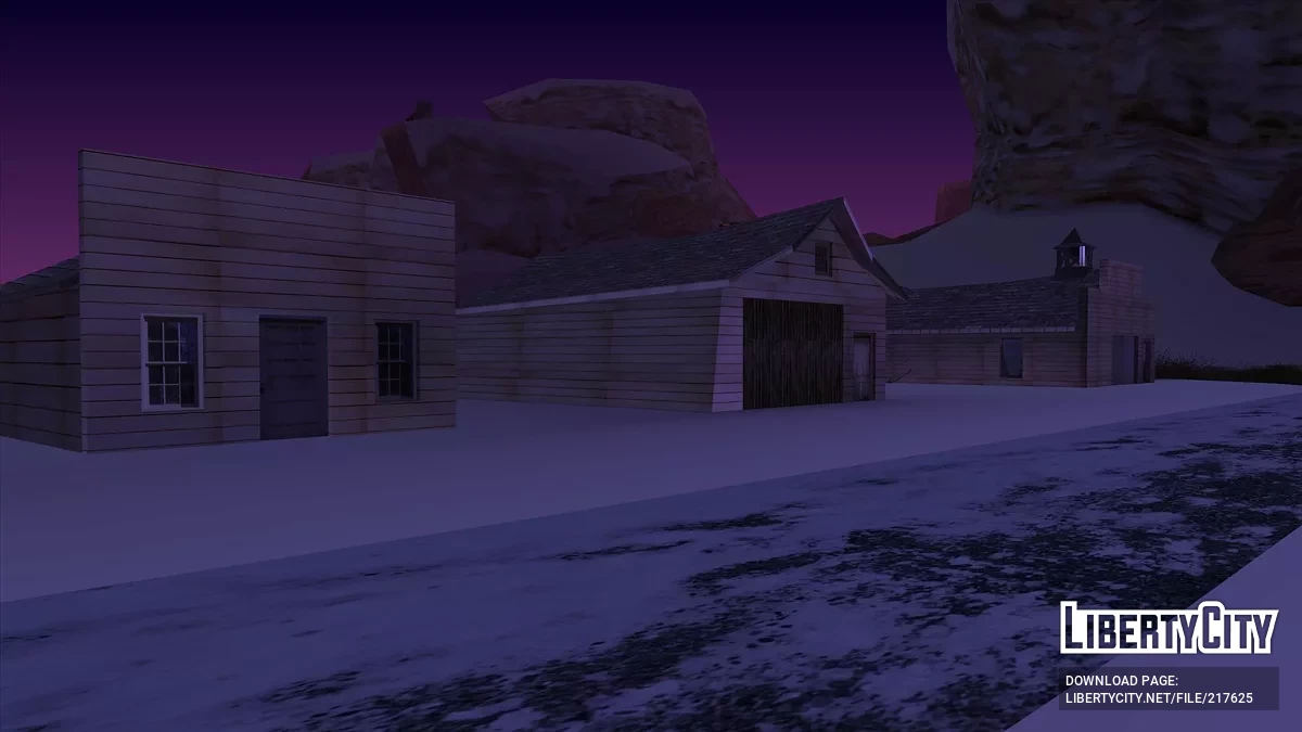 Обновлённые деревянные дома в пустыне / GTA San Andreas