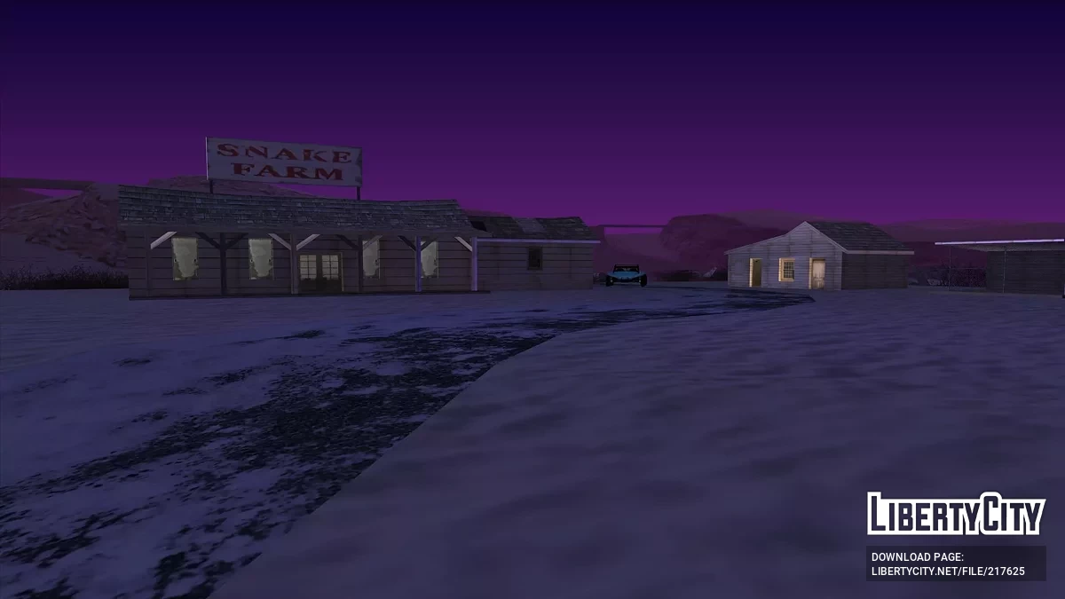 Обновлённые деревянные дома в пустыне / GTA San Andreas