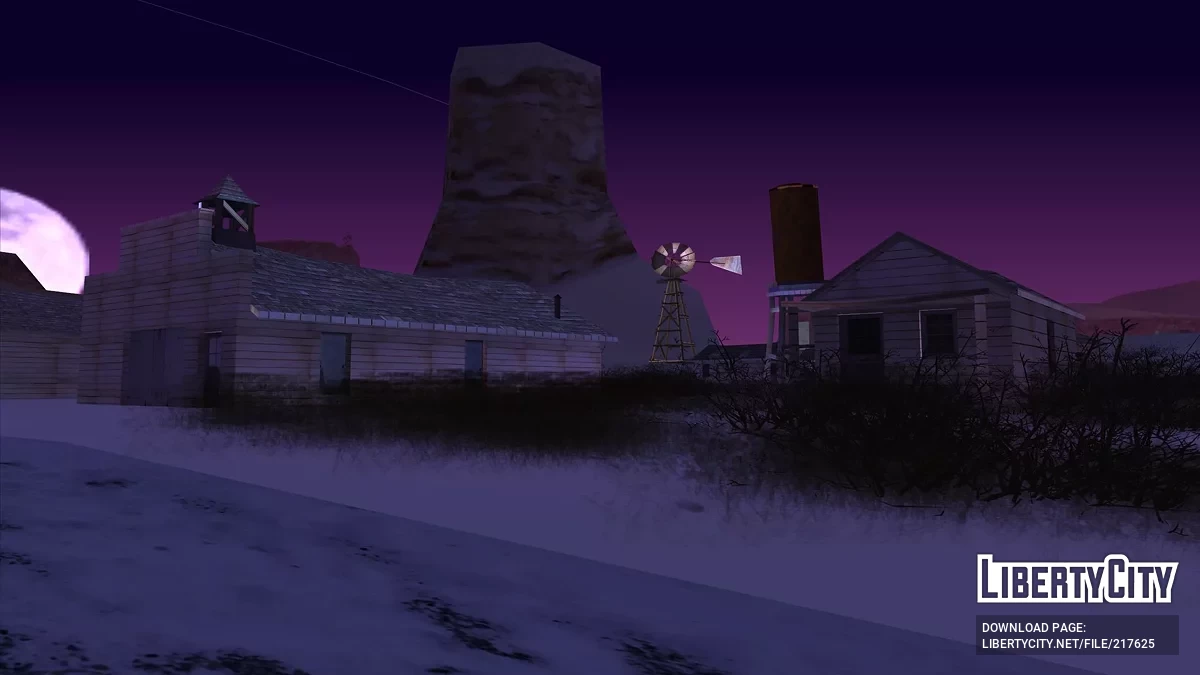 Обновлённые деревянные дома в пустыне / GTA San Andreas