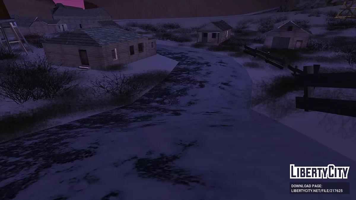 Обновлённые деревянные дома в пустыне / GTA San Andreas