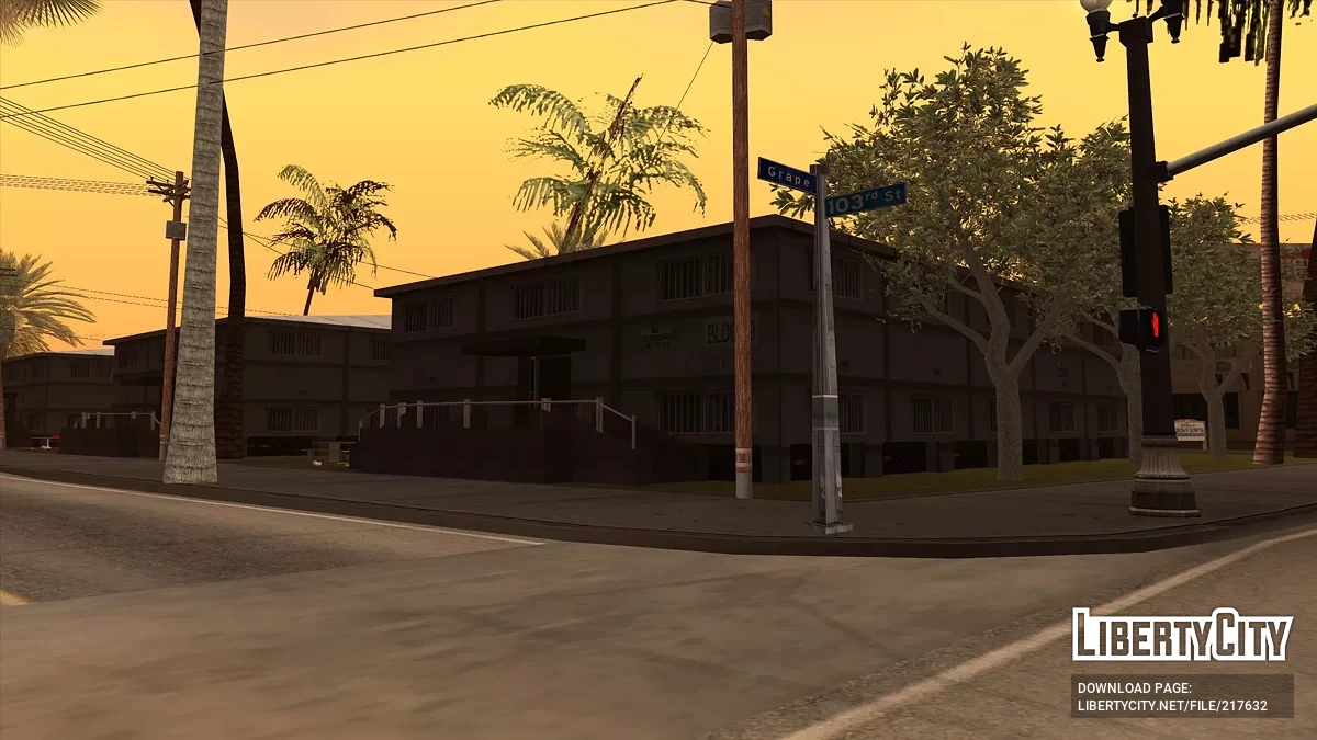 Новые дома в гетто Гантона / GTA San Andreas