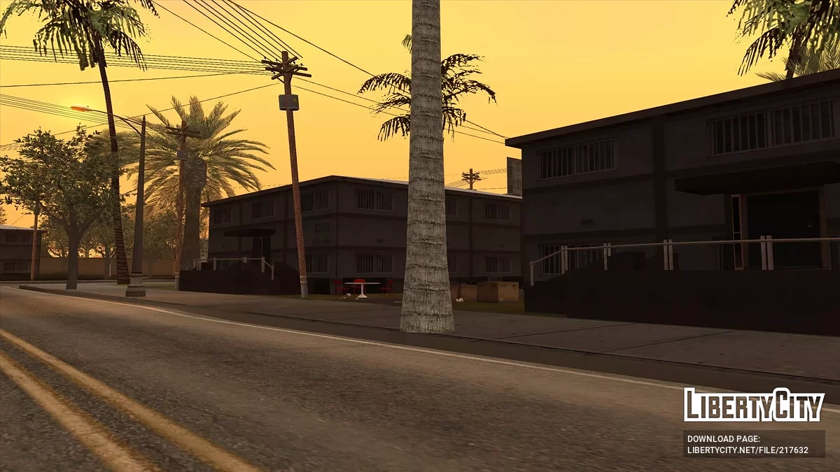 Новые дома в гетто Гантона / GTA San Andreas