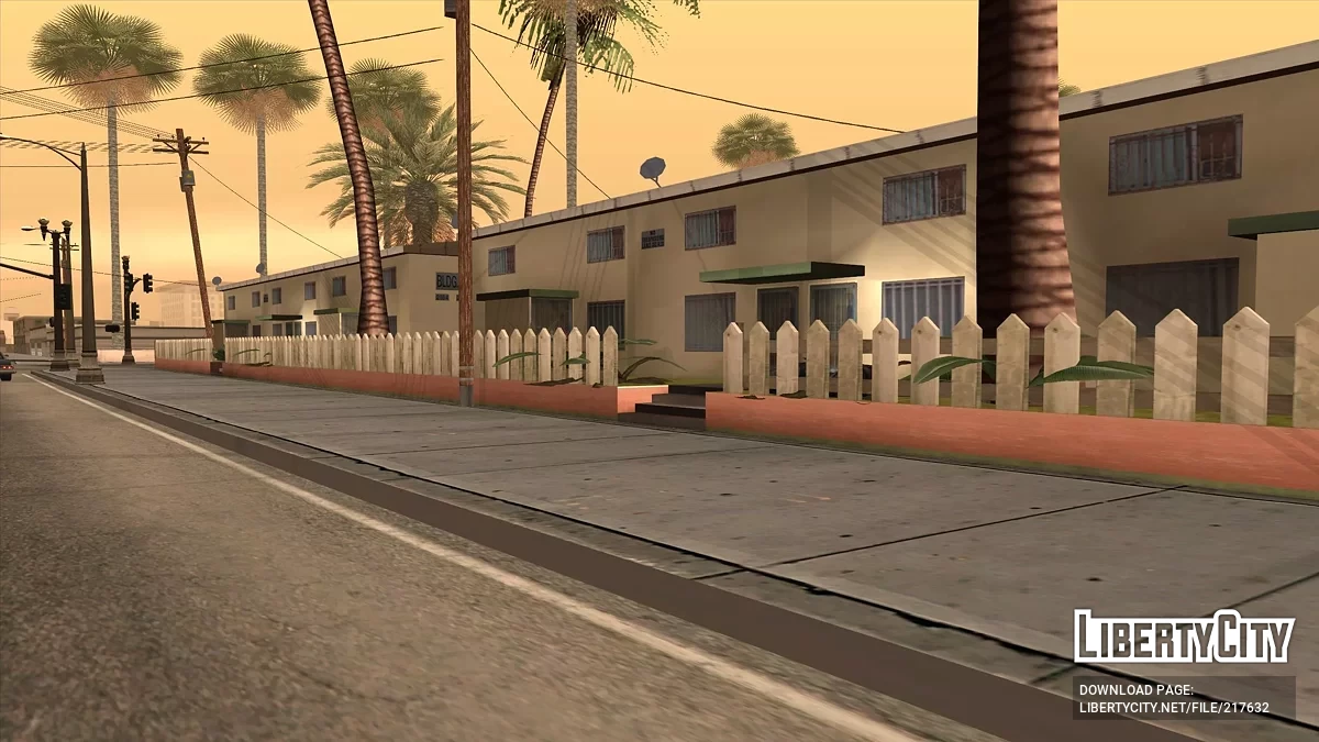 Новые дома в гетто Гантона / GTA San Andreas
